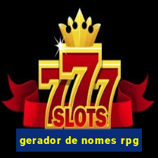 gerador de nomes rpg